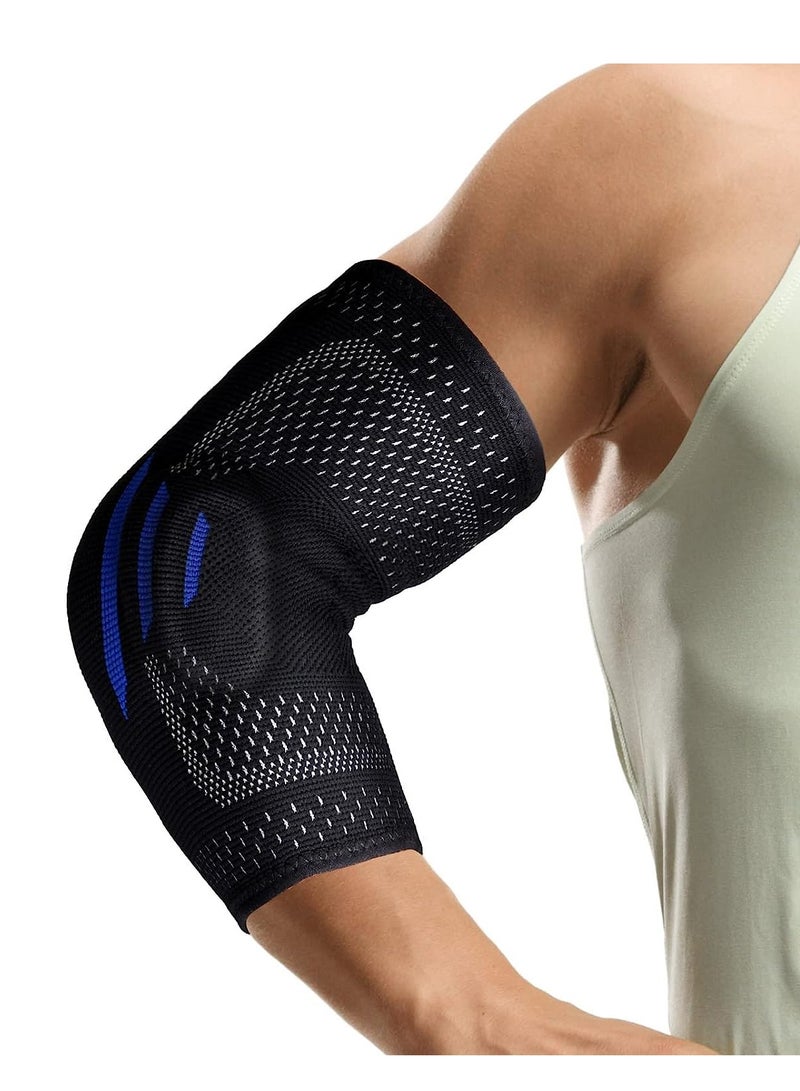 Zikra 2 in 1 Tennis Elbow Brace for Men Women Compression Sleeve with Integrated Elbow Pads Breathable Tendonitis elbow Support Protector for Sports Golfer's Elbow Arthritis Treatment Reduce Joint Pain (M) - Image 1