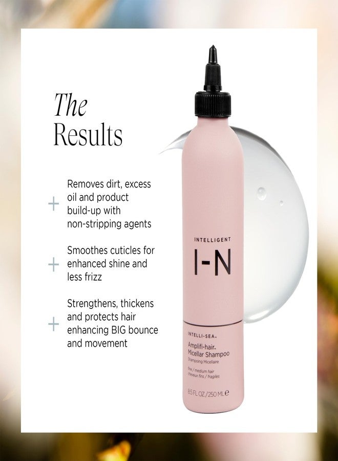 Intelligent Nutrients Amplifi-hair Micellar Shampoo, Plant-Powered Volumizing Shampoo for Fine Hair, Vegan Formula, 8.5 Oz - Image 3