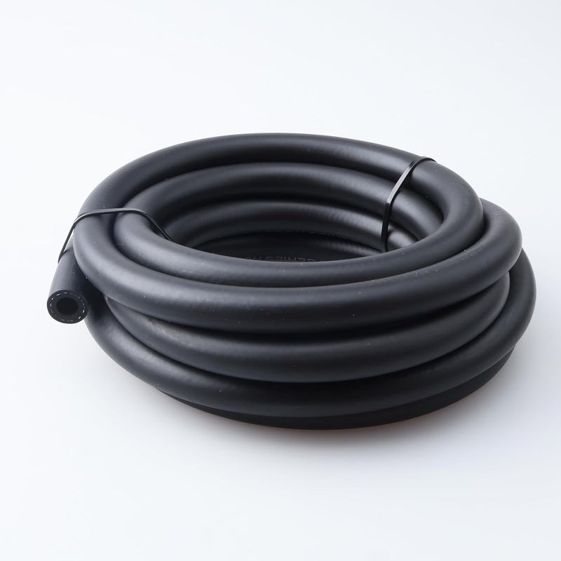 AC PERFORMANCE 5/16" ID NBR Push on Hose Fuel Line Engine Liner Compatible with Fuel System, E85, E10, Oils, Ethanol, Lubricants and Coolant, 10 Feet, Black - Image 2
