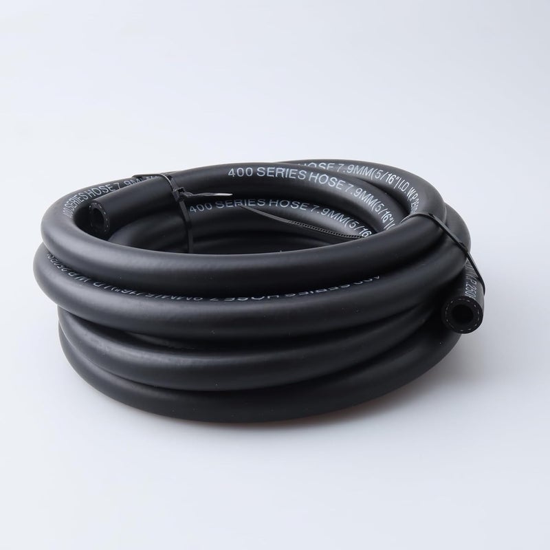 AC PERFORMANCE 5/16" ID NBR Push on Hose Fuel Line Engine Liner Compatible with Fuel System, E85, E10, Oils, Ethanol, Lubricants and Coolant, 10 Feet, Black - Image 4