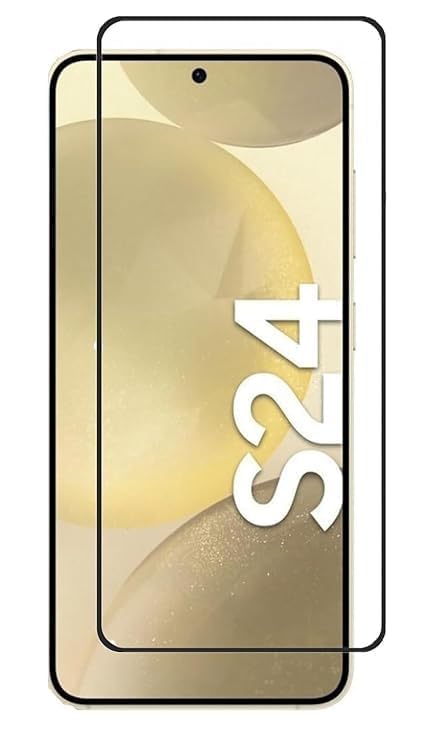 EitanshaKart Military-Grade Tempered Glass Screen Protector Compatible for Samsung Galaxy S24 5G with Edge to Edge Coverage and Easy Self Installation kit (Samsung Galaxy S24 5G) - Image 1