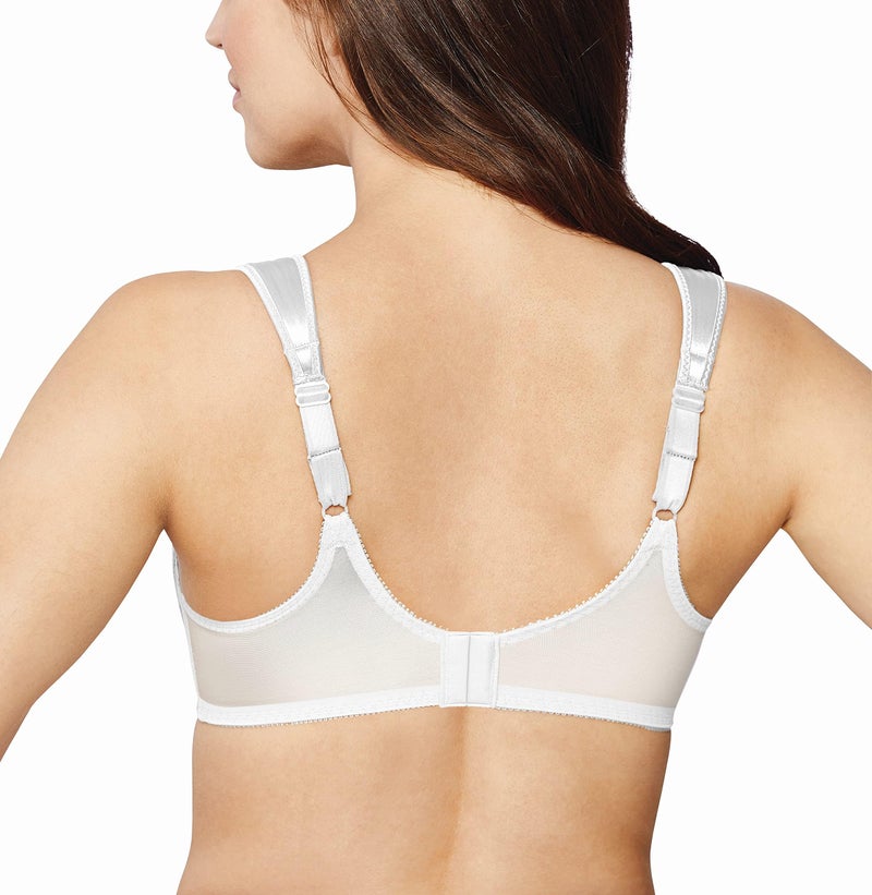 Bali Women's Satin Tracings Minimizer Underwire Bra Color: White 36DDD - Image 4