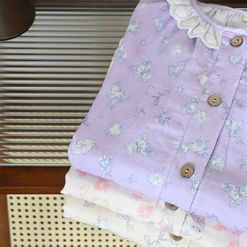 Women's Cotton Pyjama Bottoms - Soft Breathable & Cute - Image 2
