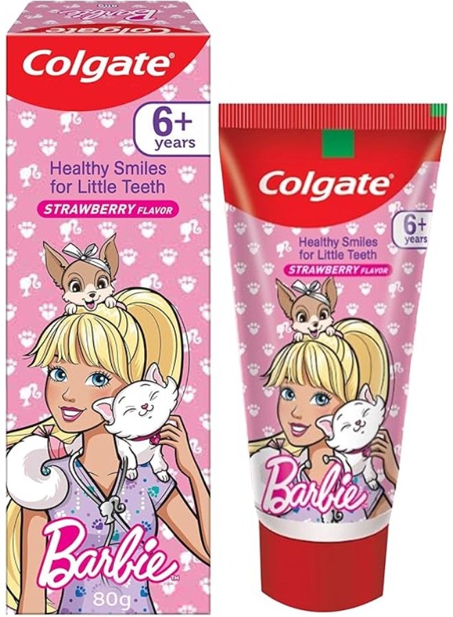 Colgate Kids' Barbie Red Toothpaste - 80g