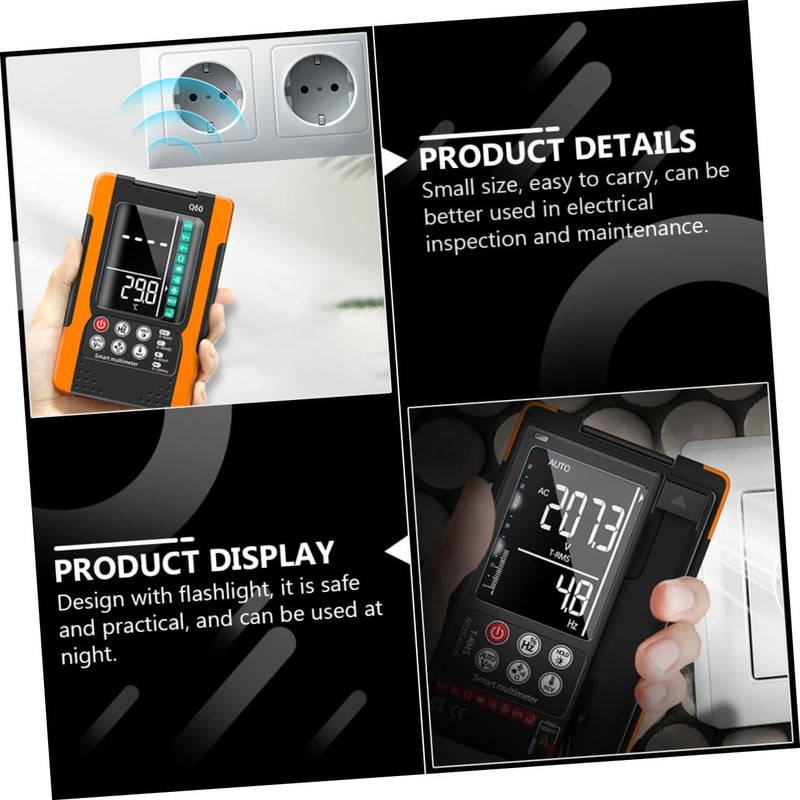 Digital Multimeter Auto Ranging True RMS NCV Detection Data Hold Backlight Flashlight - Image 5