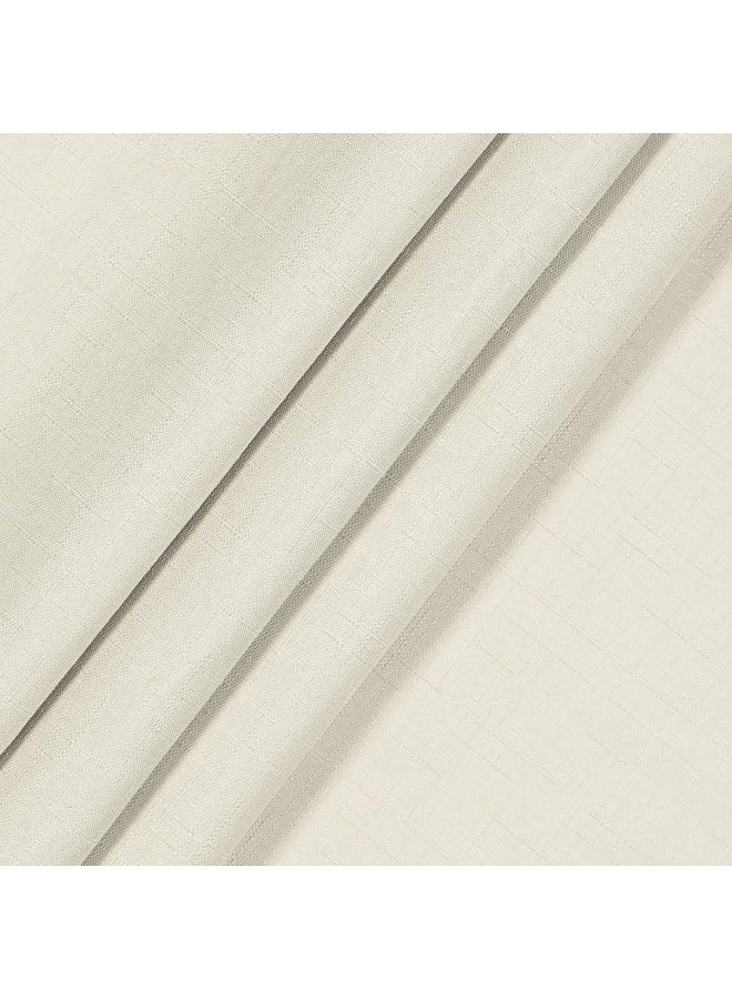 ECLIPSE Kendall Modern Blackout Thermal Rod Pocket Window Curtain for Bedroom or Living Room 1 Panel 42 X 63 Ivory - Image 5
