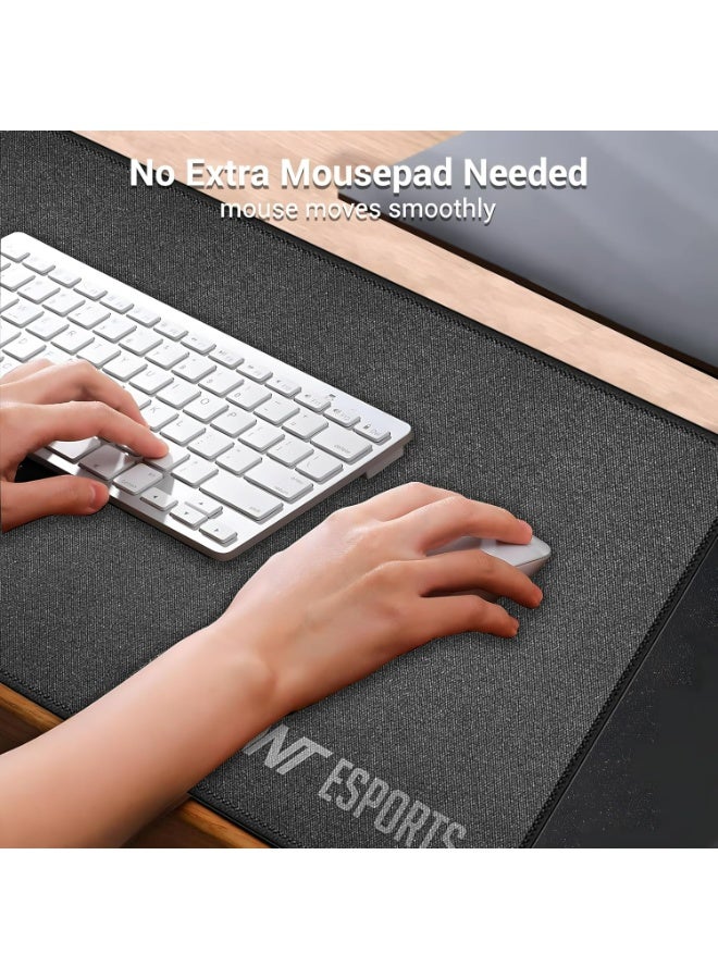 ANT الرياضات الإلكترونية وسادة فأرة ألعاب MP290 XL - سطح ميكروفايبر | قاعدة غير قابلة للانزلاق | مقاومة للاحتكاك والماء | تصميم بسيط | دقة عالية - Image 3