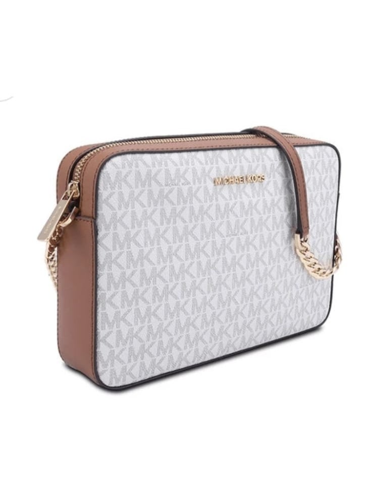 مايكل East West Jet Set Large Logo Crossbody Bag  - Image 4