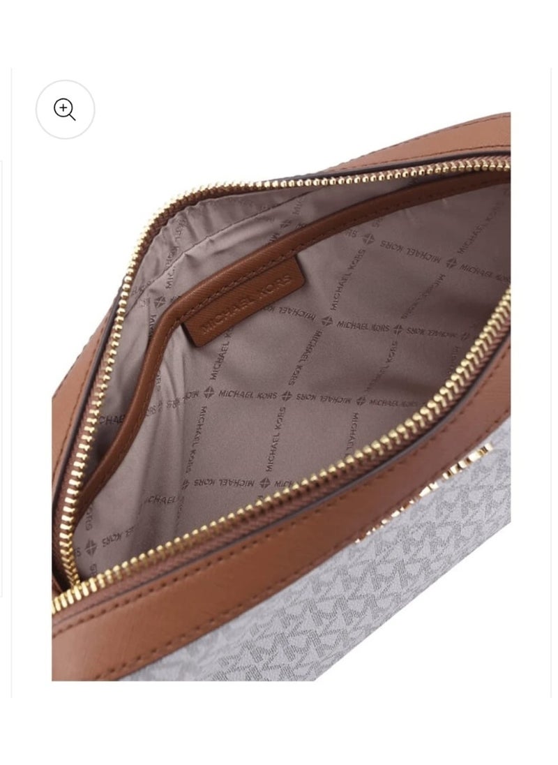 مايكل East West Jet Set Large Logo Crossbody Bag  - Image 3