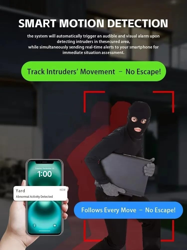 V380 Max 4G Digital Zoom 3 Lens 3 Screen 6MP Solar Powered Battery Camera CCTV Security V380 CCTV Camera Solar 4G 355° Pan 90° Tilt, IP66 Waterproof,Color Night Vision 4K - Image 4