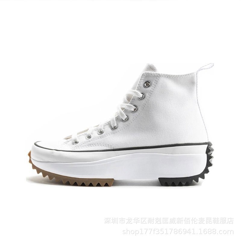 Putian Pure Original All-Match Platform Women'S Shoes Classic Height Increasing Serrated Couple Shoes 1970S Men'S High-Top Canvas Shoes - Image 5