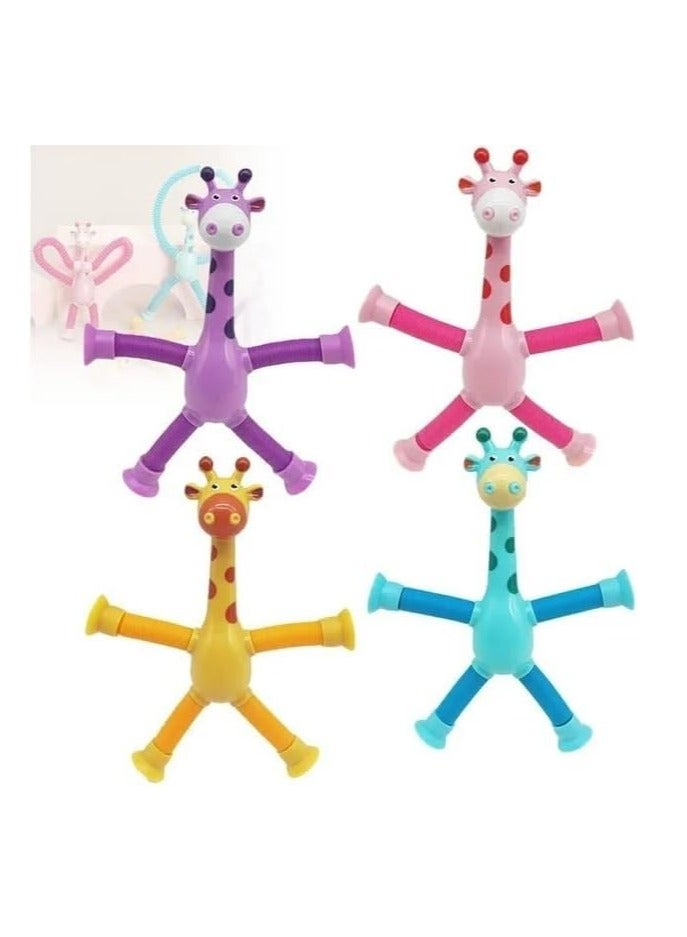 Kitty Kitts Giraffe or Robot Sensory Pop Toys Set, Sensory Toys for Kids, Pretend Play Toys to Stimulate Creative Learning (2 Giraffes Pack) - Image 3
