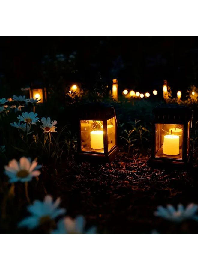 Outdoor Solar Lantern Motion Sensor Auto On Off Waterproof Dimmable Warm Lights Garden - Image 4