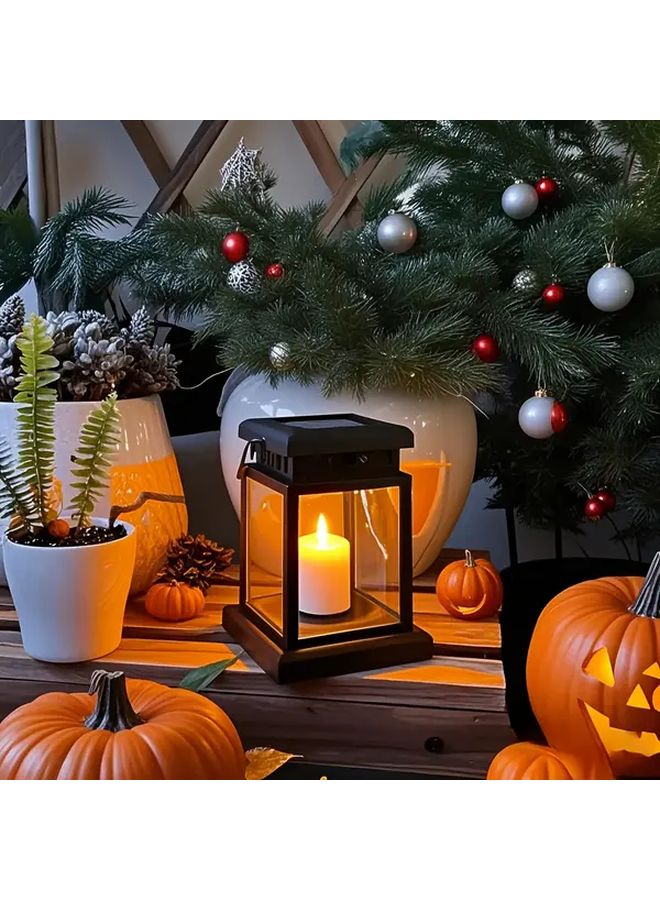 Outdoor Solar Lantern Motion Sensor Auto On Off Waterproof Dimmable Warm Lights Garden - Image 2