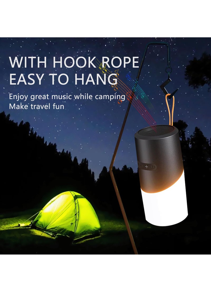 Zikra Portable Bluetooth Speaker, 7 Preset Light Modes, Bluetooth 5.3, IPX5 Waterproof, 20m Long Range, Perfect for Camping, Hiking, Mountaineering, Outdoor Activities and Cycling - Image 2