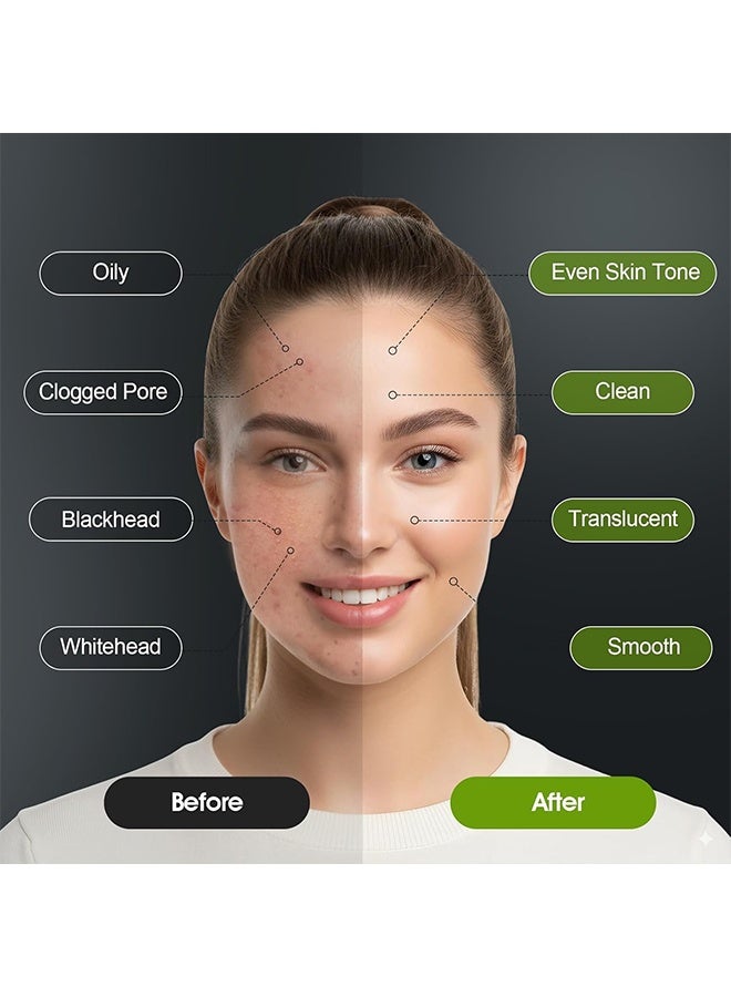 Kormesic Blackhead Remover Mask, Charcoal Peel Off Face Mask, Bamboo Charcoal Blackhead Remover Peel Off Mask For Nose And Face Purifies Pores Removes Dirt And Impurities For All Skin Types, 100G - Image 3