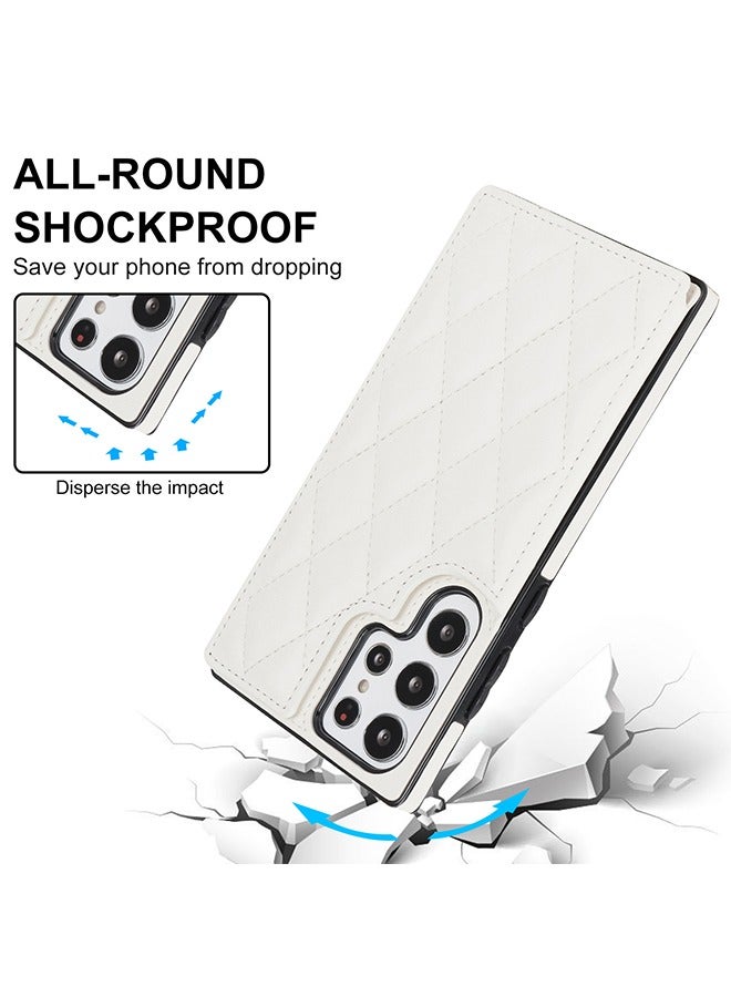 Samsung Galaxy S23 Ultra 5G Wallet Case with RFID Blocking Leather Wallet Case Cover with Card Slots and Kickstand for Girls Women Protective Phone Case  - Image 3
