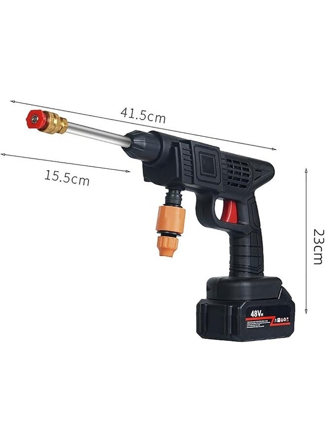 Portable Wireless High Pressure Car Wash Water Gun - Image 3
