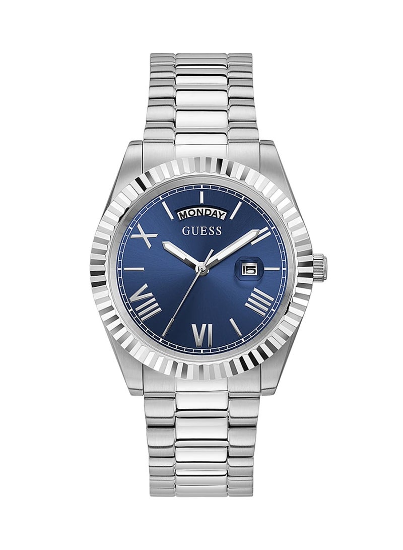 GUESS Men's Analog Round Shape Metal Wrist Watch GW0265G7 - 42 Mm - Image 1