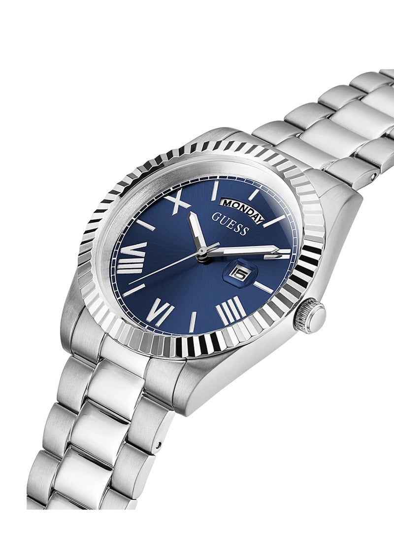 GUESS Men's Analog Round Shape Metal Wrist Watch GW0265G7 - 42 Mm - Image 3