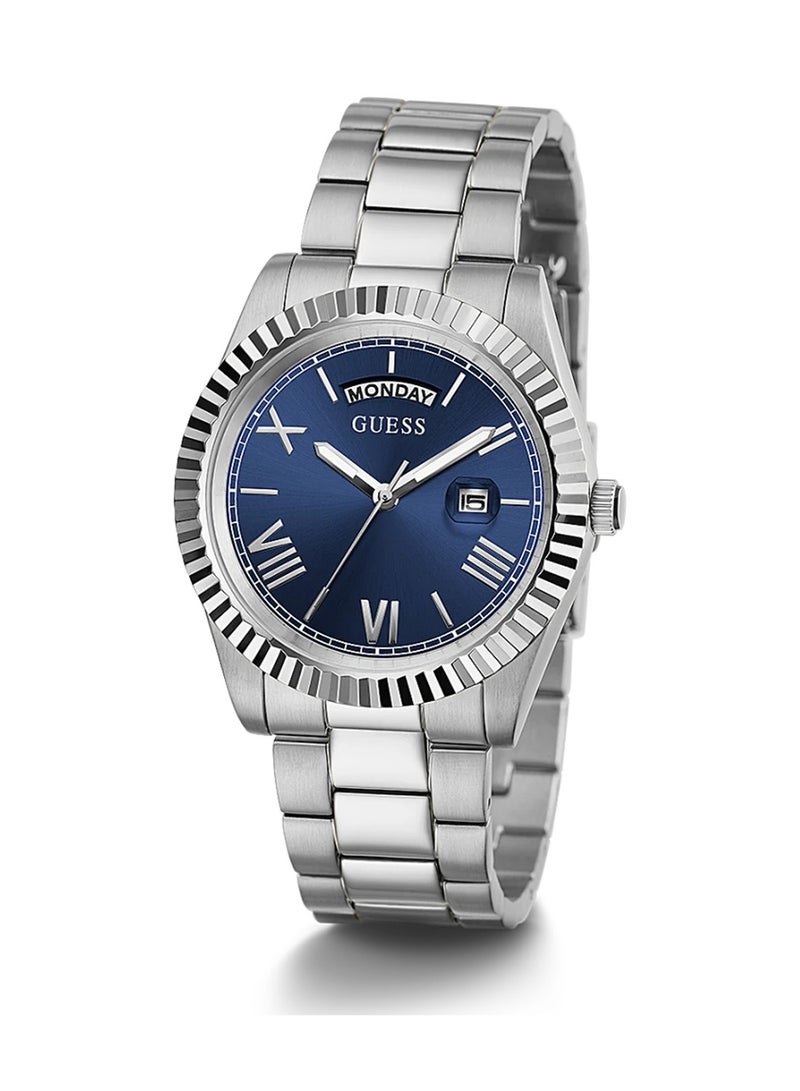 GUESS Men's Analog Round Shape Metal Wrist Watch GW0265G7 - 42 Mm - Image 5