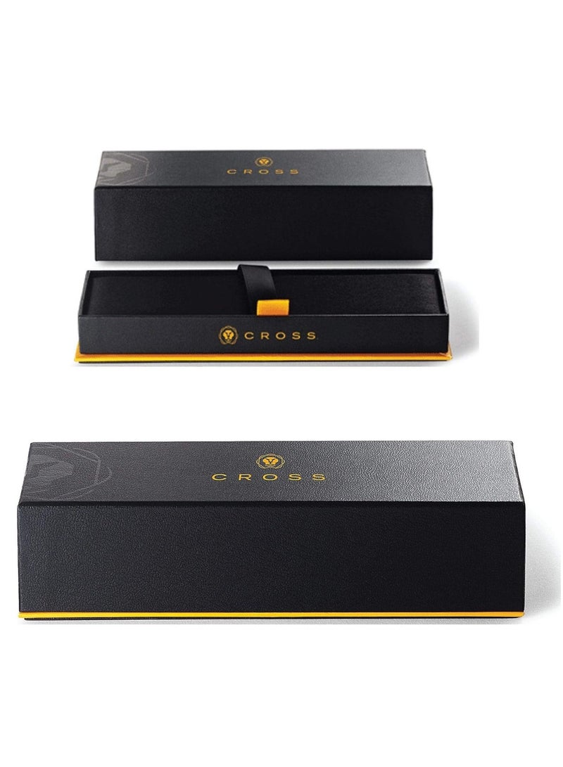 Cross 1-Piece Calais Ballpoint Pen In Gift Box Black Ink Red Barrel - Image 3