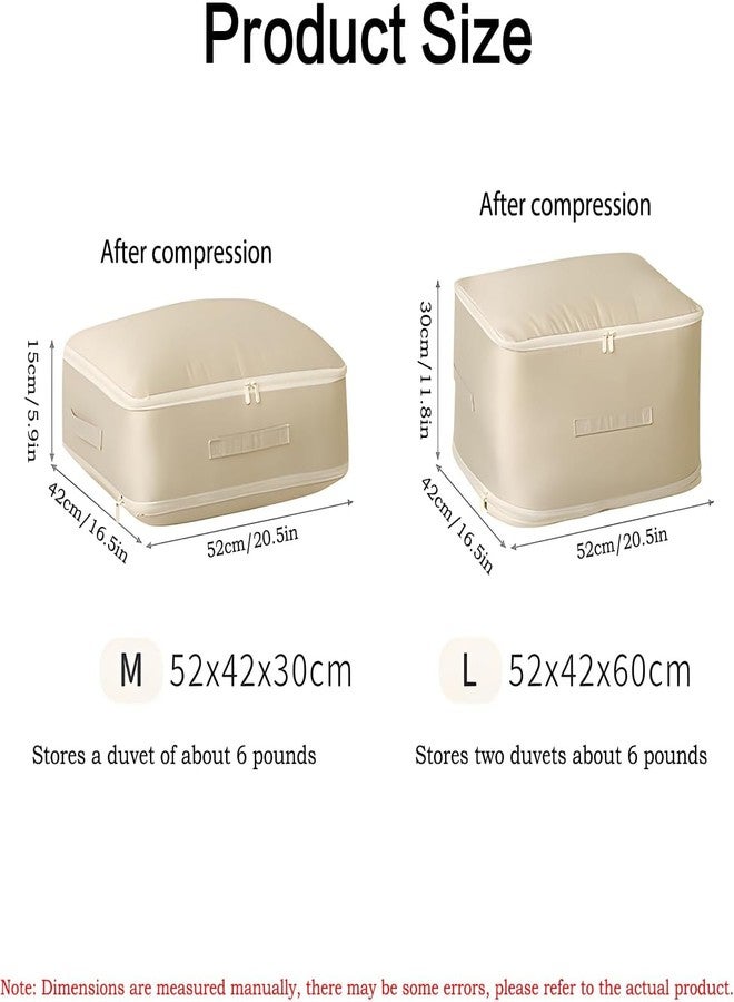 MBW Dustproof and Moisture-proof Compression Storage Bag, Ultra Space Saving Self Compression Organizer, Comforter Storage Bag, Folding Organizer bag for Bedding (Maroon, Pack of 4) - Image 3