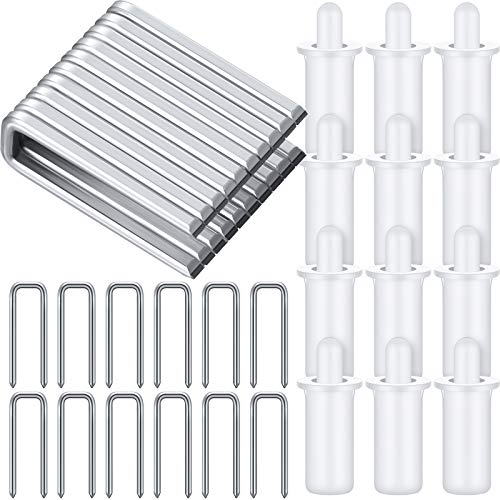 Jetec 40 Pieces Plantation Shutter Repair Tool Set, Including 20 Spring Loaded Shutter Pins and 20 Louvers Rod Staples Replacement for Windows Tools Supplies - Image 4