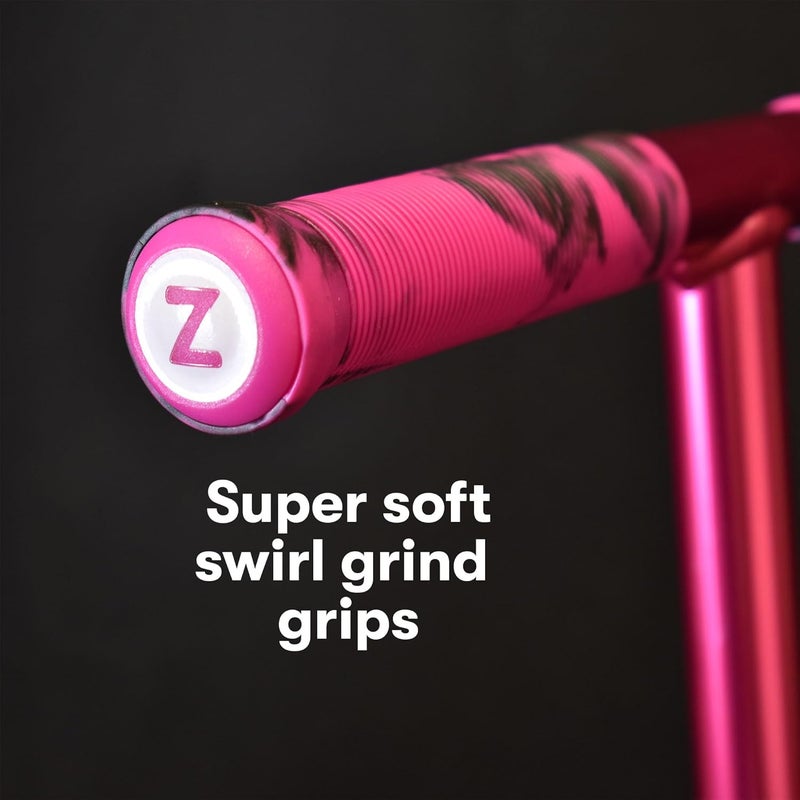 ZINC Two Wheeled Folding Light Up Scooter - Light up LED Wheels, Folding, Fold Down Handles, Non-Slip Deck, Height Adjustable, For Ages 3+, Great Gift Idea - Image 3