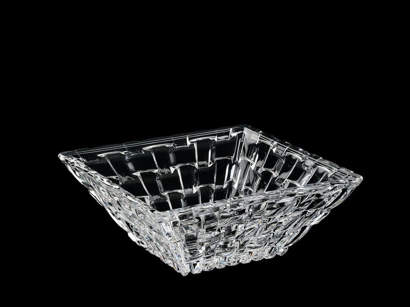 Nachtmann Bossa Nova Crystal Square Bowl Set 100ml12cm Set of 2 Clear - Image 2