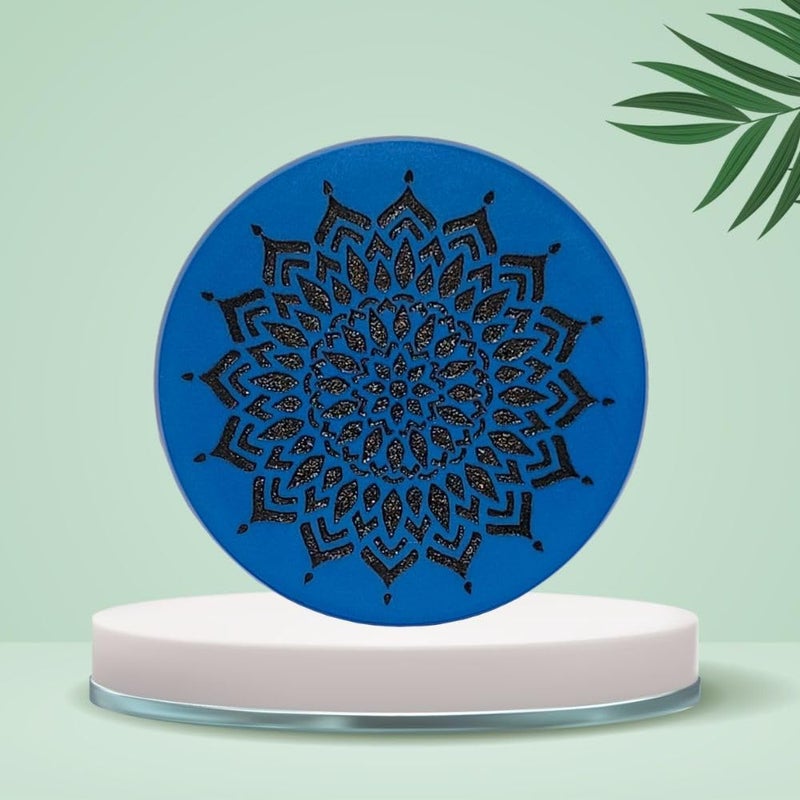 NHD Professional Carrom Striker 702 | 15g Original Tournament Striker | Smooth Bottom, Engraved Top | 41.2mm Dia (Blue) - Image 3