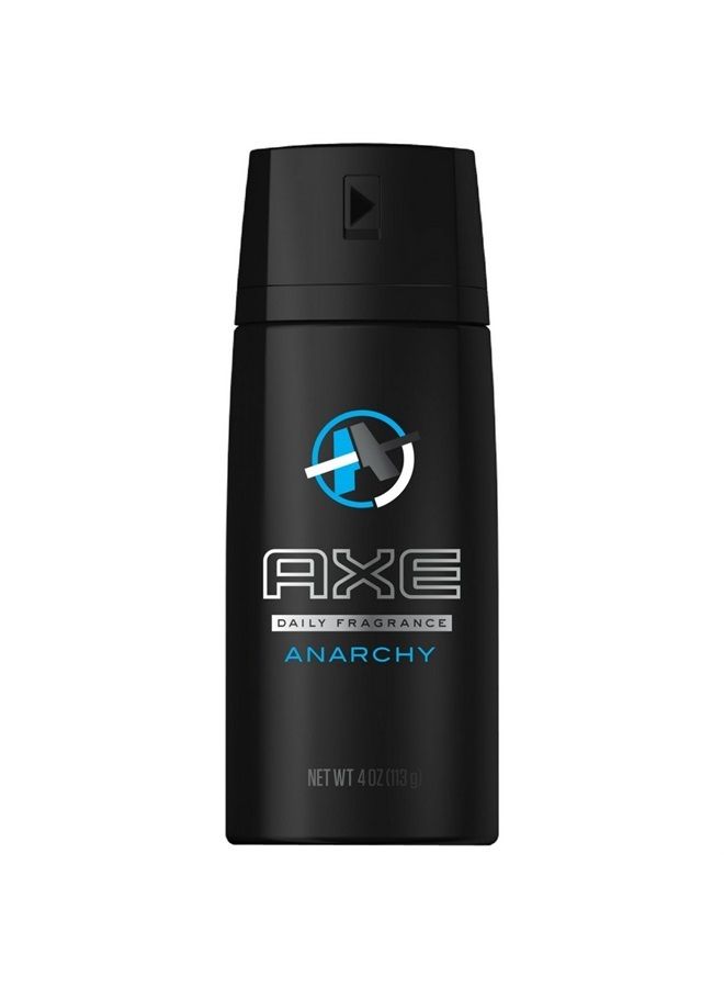 Axe Body Spray for Men Anarchy 4 oz (Pack of 3)