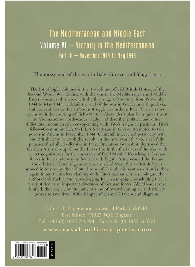 null - The Mediterranean and Middle East: Victory in the Mediterranean V. VI - Image 1