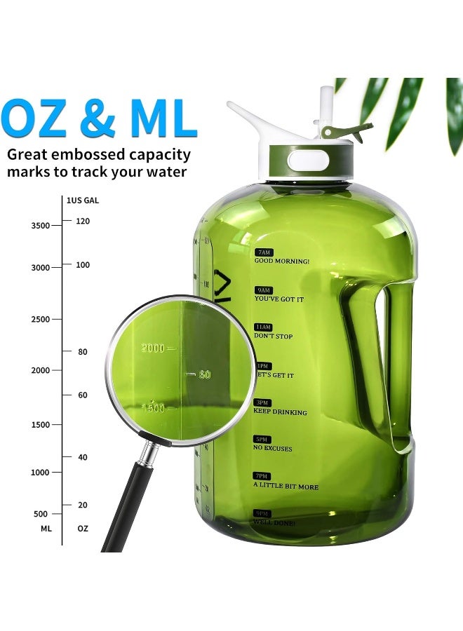 Vitscan 1 Gallon Water Bottle with Straw Motivational Water Bottle with Time Marker, Large Water Bottle 128 Oz Water Bottle, Big Water Jug for Sports Water Bottles  - Image 3