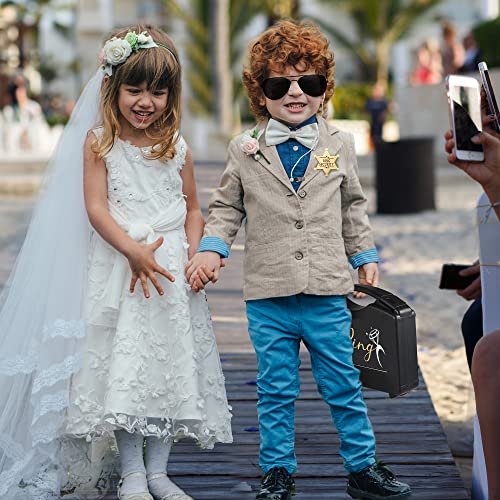 YOTNUS Ring Box Bearer Security Wedding Set Gifts Sun Glasses,Ring Box Security Badge and EarPiece (Set 1) - Image 2
