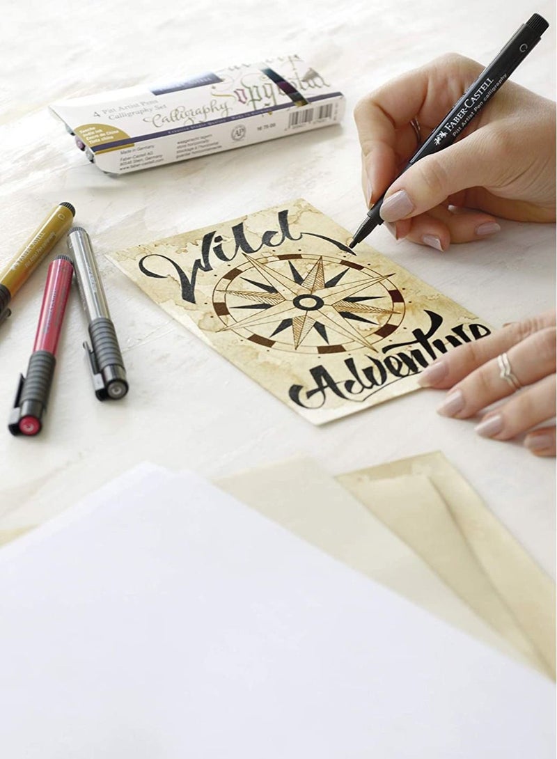 FABER-CASTELL قلم خط عربي متعدد الألوان 8 قطع من بيت - Image 4