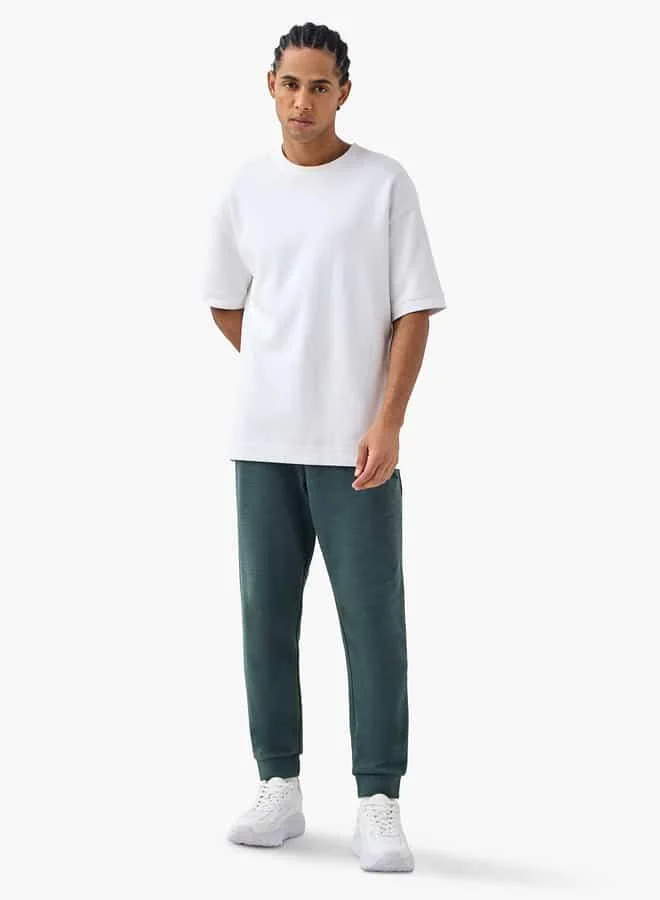 كابا Kappa Embroidered Joggers with Drawstring Closure and Pockets