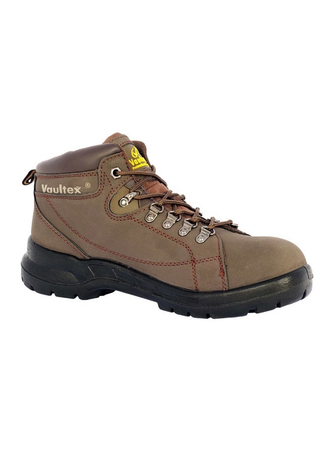 Vaultex Vaultex MHR High Ankle Safety Shoes, Brown, 41  - Image 1