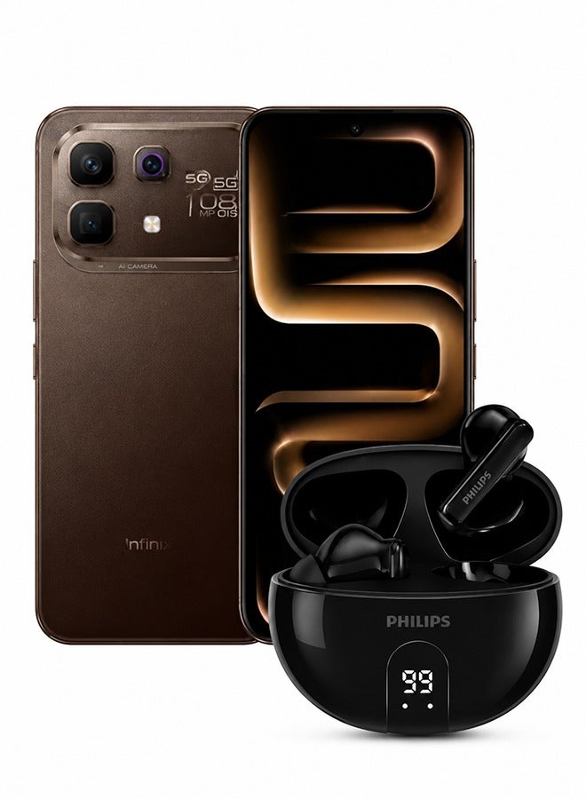 Infinix Note 60 Pro 6.78-inch Dual SIM 5G Mocha Brown 16GB (8+8) RAM 256GB With Infinix Earbuds - Middle East Version - Image 1