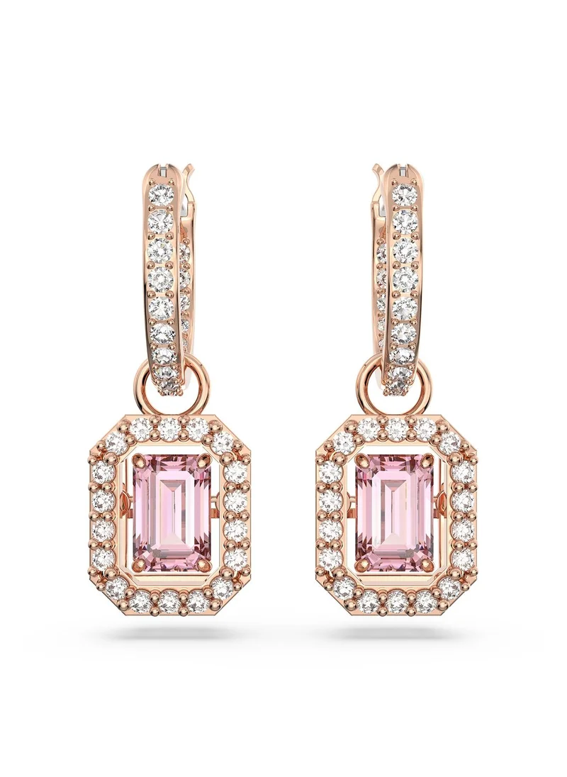 SWAROVSKI Millenia Famor Rose-Gold Tone Plated Drop Earrings