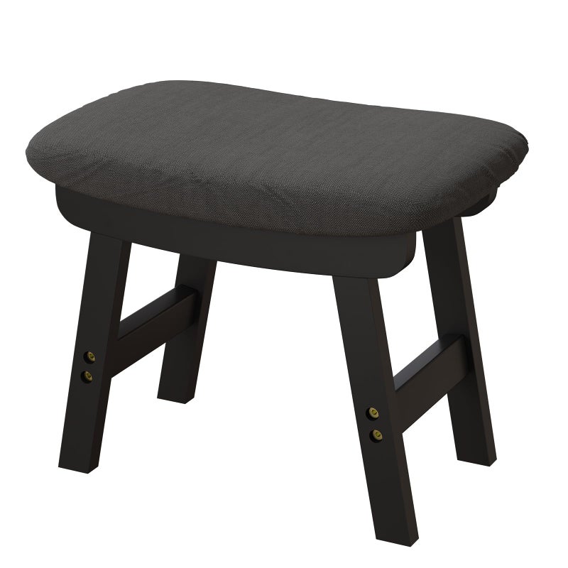 viewcare Foot Stool, Foot Stool Small, Ottoman Foot Rest, Wood Stool for Living Room, Bedroom, and Kitchen - Image 1