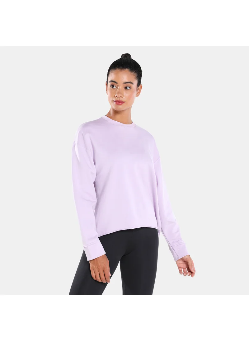 Nike Women's Yoga Luxe Fleece Crew Top