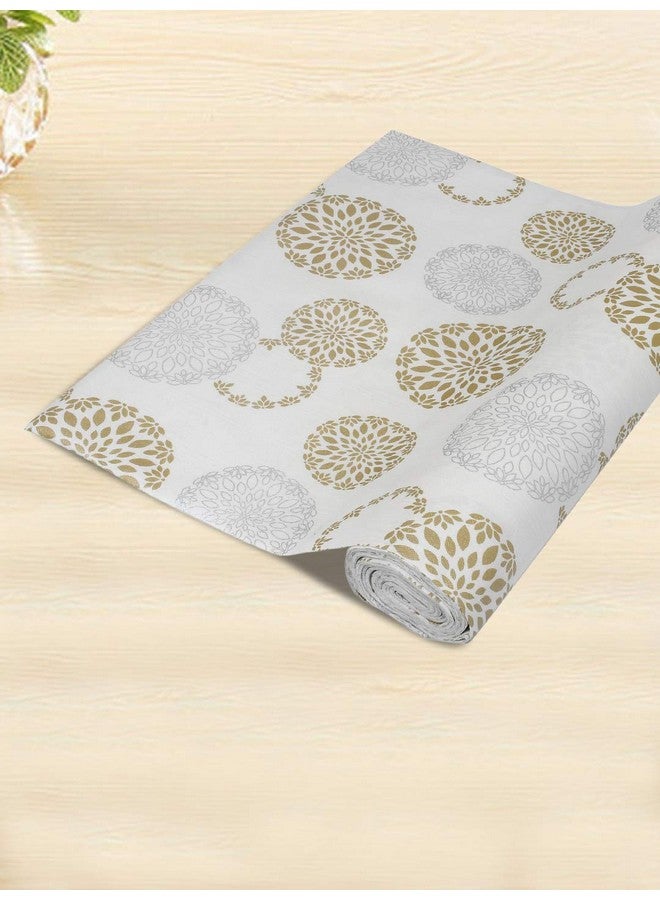 Kuber Industries Kitchen Drawer/Cabinet Shelf Mat | Rose Design with PVC Material | Adjustable Size 10 Mtr Roll (Multi), Polyvinyl Chloride | Functional and Decorative Shelf Liner - Image 3