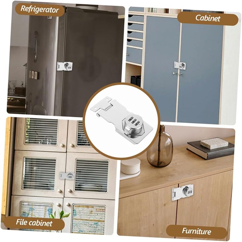 Master Combination Lock for Cabinets and Doors Security File Cabinet Password Lock - Image 4