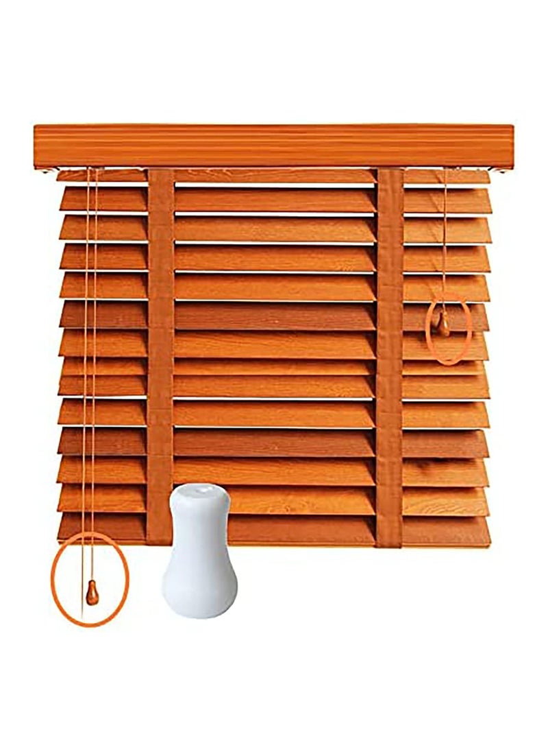 SYOSI - 30pcs White Plastic Cord Tassel Window Blind Cord Knobs Drops Pull End for Roman Shades Curtain Crafts Drawstring Tassels - Image 1