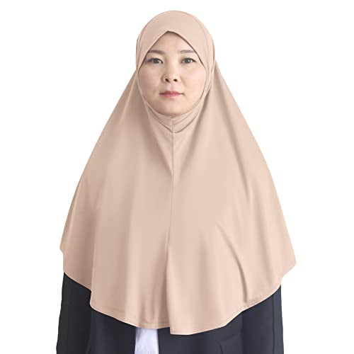 Modest Beauty Plain Hijab for Women Muslim Headscarf Islamic Scarf Easy to Wear Prayer Hijabs - Image 2