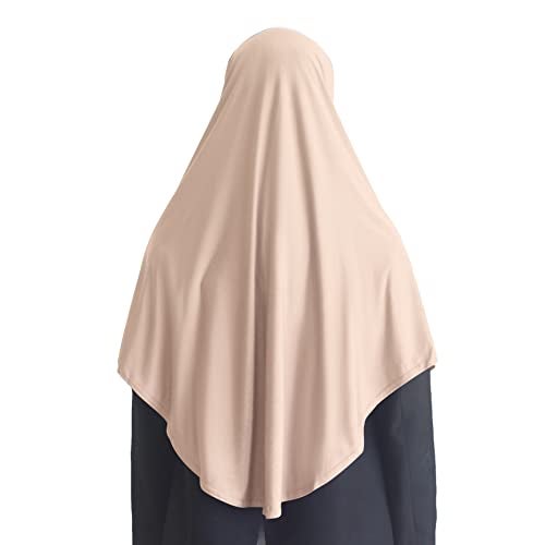 Modest Beauty Plain Hijab for Women Muslim Headscarf Islamic Scarf Easy to Wear Prayer Hijabs - Image 3