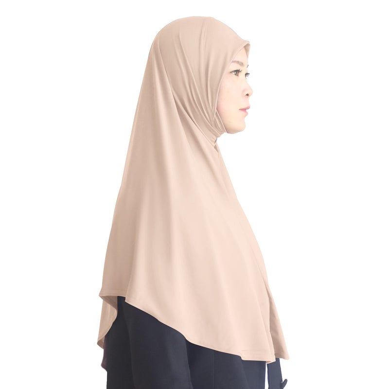 Modest Beauty Plain Hijab for Women Muslim Headscarf Islamic Scarf Easy to Wear Prayer Hijabs - Image 5
