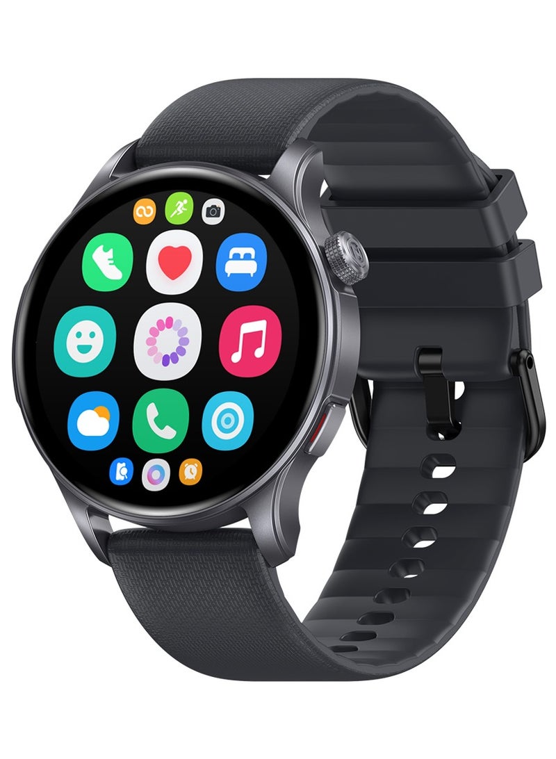 Zeblaze Fitness Smart Watch for Men Women, 1.43'' AMOLED GPS Smartwatch with Bluetooth Calling, Heart Rate/SpO2/Stress Monitor, 300mAh Battery, 2 Interchangeable Straps - Image 2