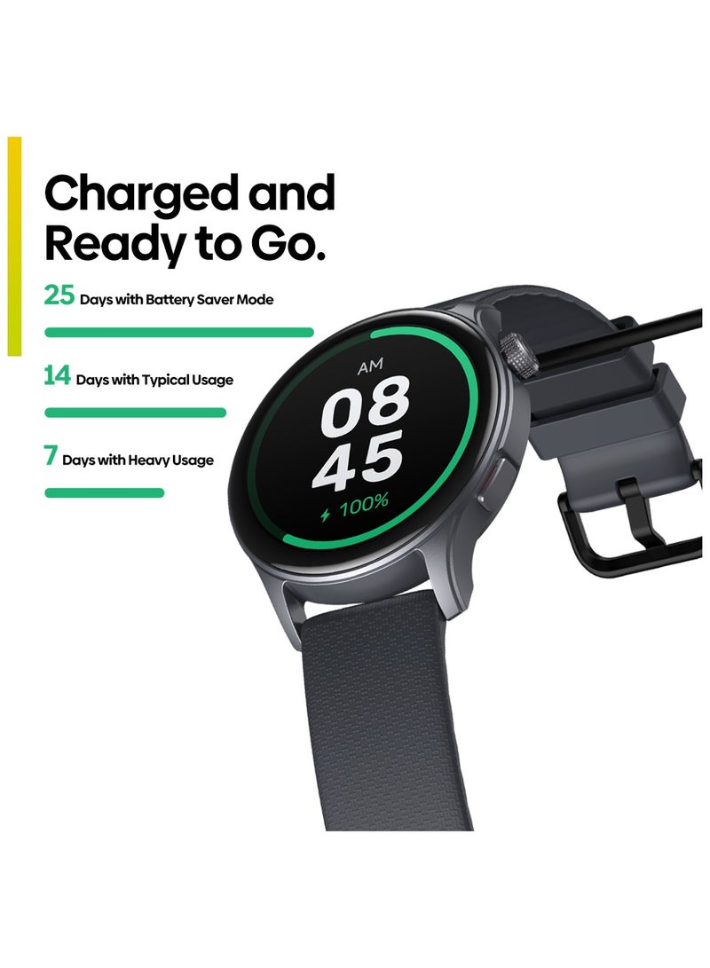 Zeblaze Fitness Smart Watch for Men Women, 1.43'' AMOLED GPS Smartwatch with Bluetooth Calling, Heart Rate/SpO2/Stress Monitor, 300mAh Battery, 2 Interchangeable Straps - Image 5